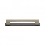 M Marcus Heritage Brass Metro Design Cabinet Pull with Plate 96mm Centre to Centre